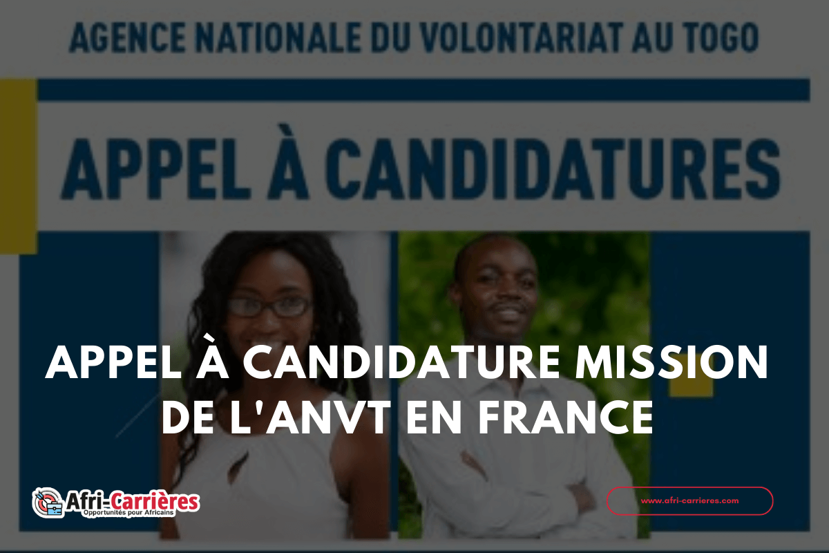 Appel a candidature mission de lANVT en France 1
