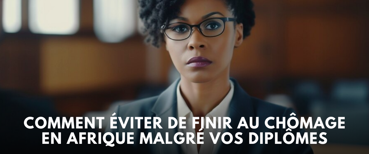 Comment eviter de finir au chomage en Afrique malgre vos diplomes