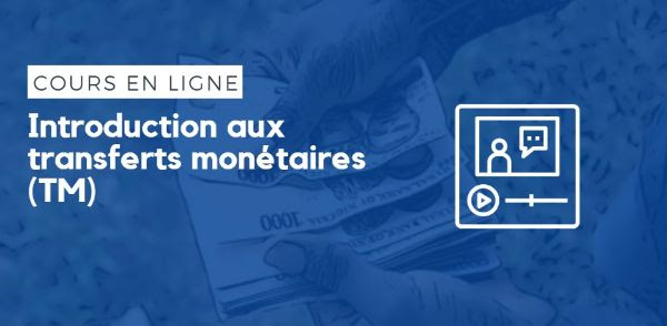 cours ligne Introduction aux transferts monetaires TM