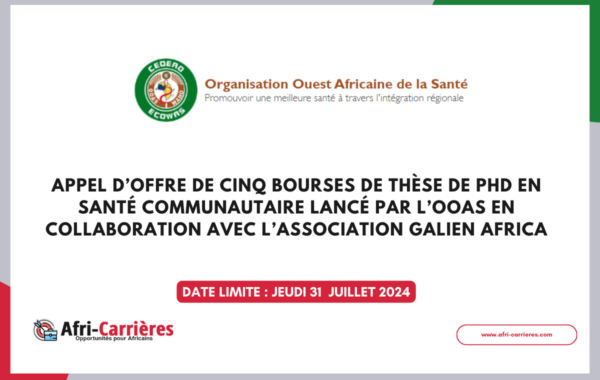 Bourses de these PhD de la CEDEAO