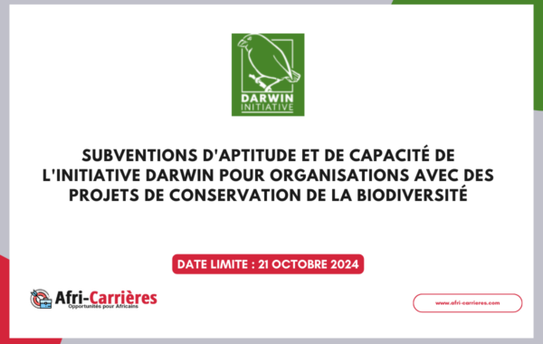 Subventions dAptitude et de capacite de lInitiative Darwin