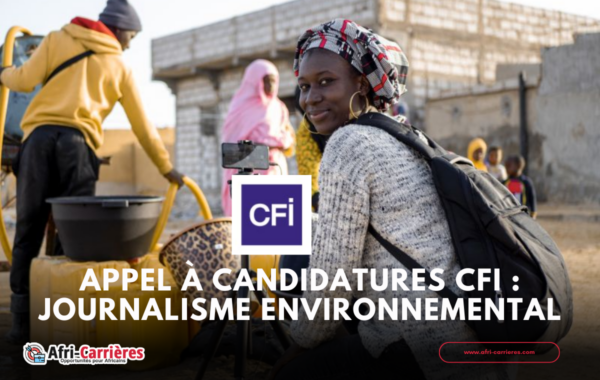 Appel a candidatures CFI journalisme environnemental 1
