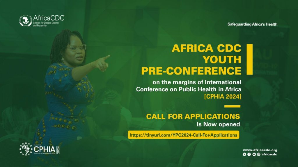 Appel a candidatures Pre conference des jeunes du CDC Afrique 2024 YPC2024 2