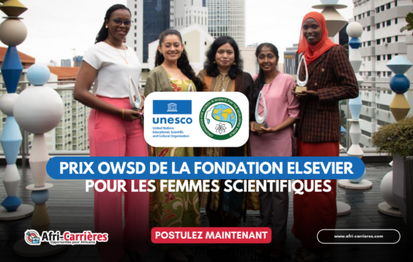Prix OWSD de la Fondation Elsevier pour les femmes scientifiques