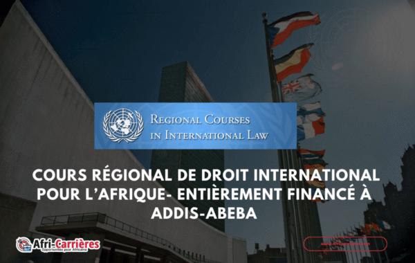 Cours regional de droit international pour lAfrique Entierement finance a Addis Abeba 1 1
