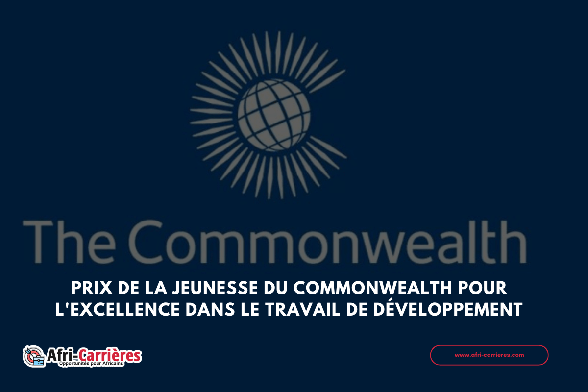 Prix de la jeunesse du Commonwealth pour lexcellence dans le travail de developpement 1