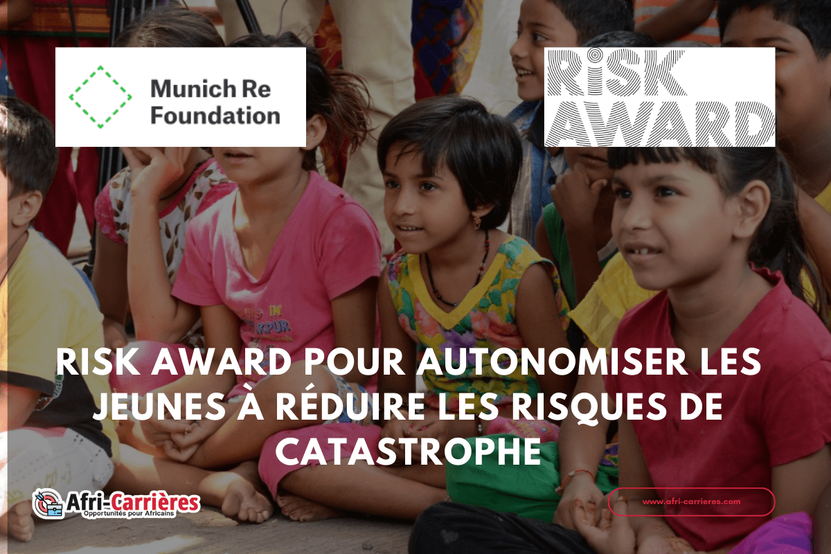 RISK Award pour autonomiser les jeunes a reduire les risques de catastrophe 1