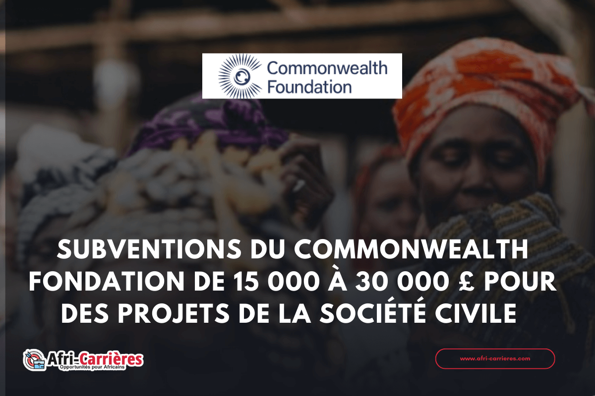 Subventions du Commonwealth Fondation 1