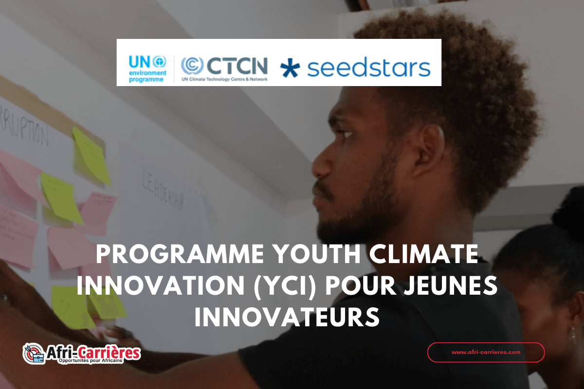 programme Youth Climate Innovation YCI pour jeunes innovateurs 1