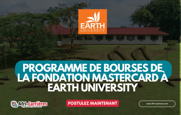 programme de bourses de la Fondation Mastercard EARTH 1