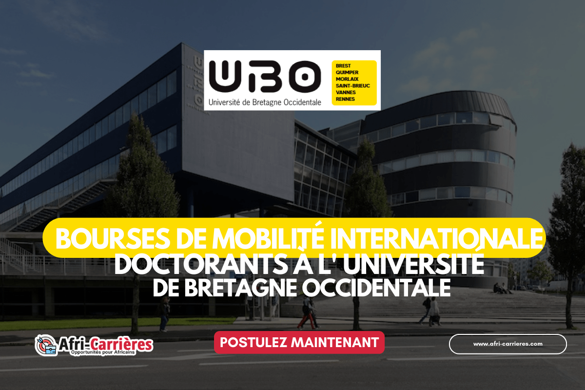 Bourses de mobilite internationale Doctorants a l Universite de Bretagne Occidentale