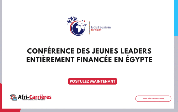 Conference des jeunes leaders entierement financee en Egypte