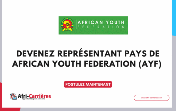 Devenez Representant Pays de African Youth Federation AYF