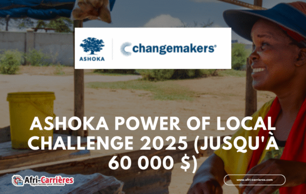 Ashoka Power of Local Challenge 2025 jusqua 60 000