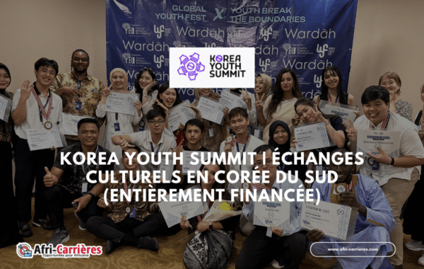 Korea Youth Summit 2025 KYS 2025 Echanges culturels en Coree du Sud entierement financee