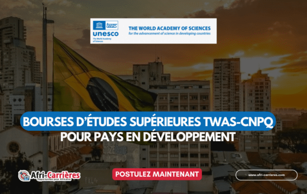 programme bourses TWAS CNPq 2025 pour pays en developpement