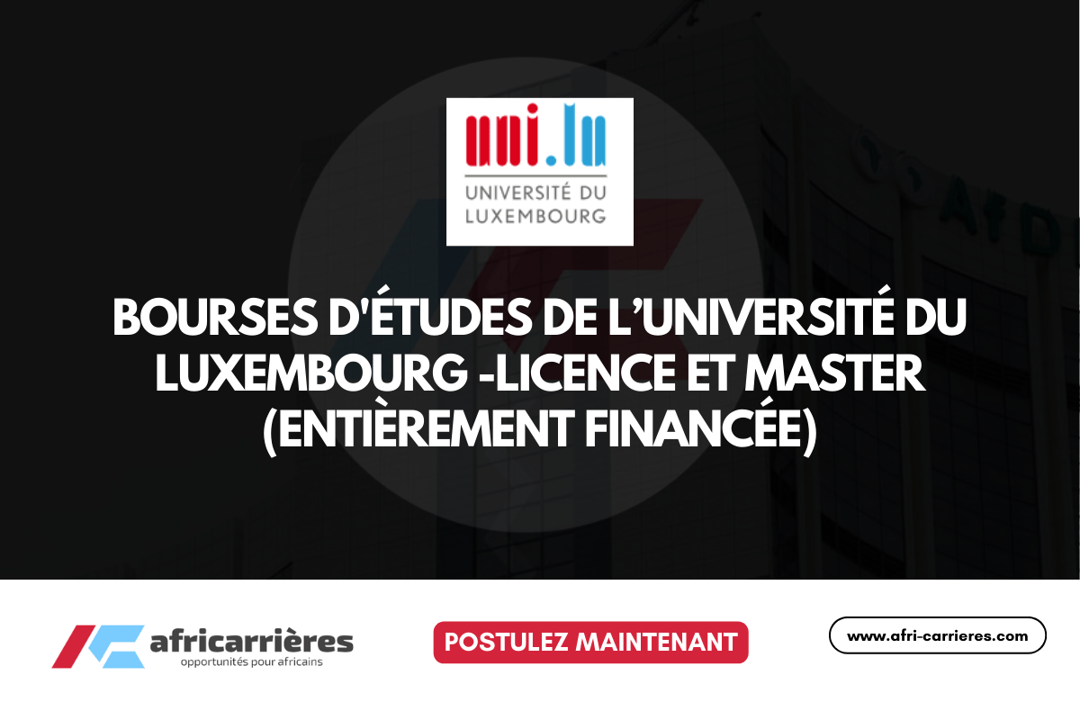 bourses de lUniversite du Luxembourg pour lannee academique 2026 2027