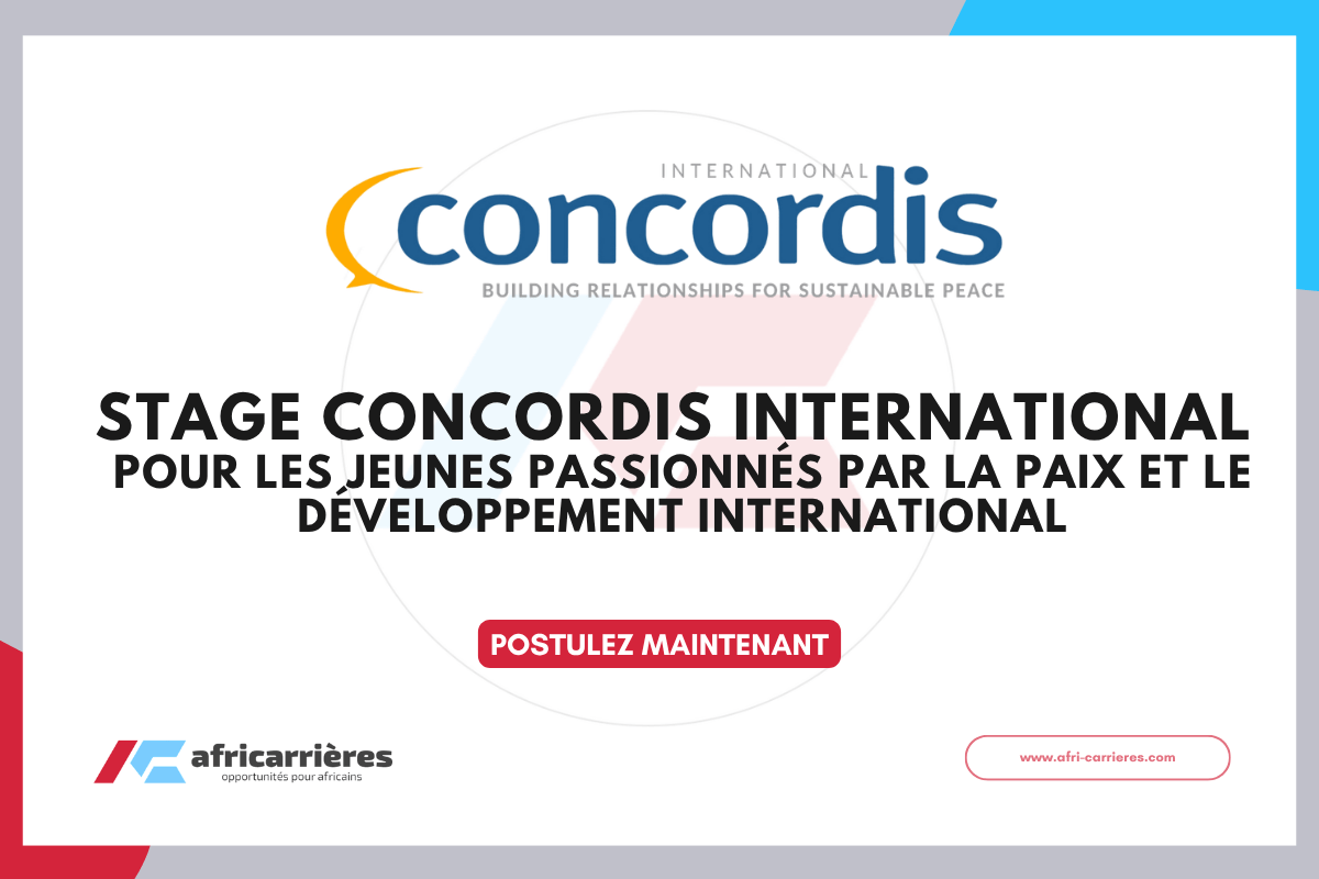 Stage Concordis International 2026 pour les jeunes passionnes par la paix et le developpement international