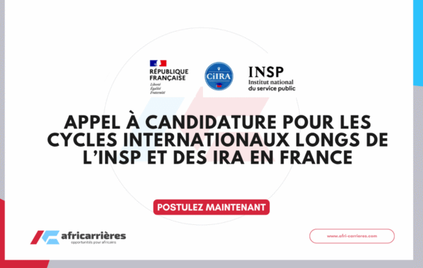 Appel a candidature pour les cycles internationaux longs 2026 2027 de lINSP et des IRA 1