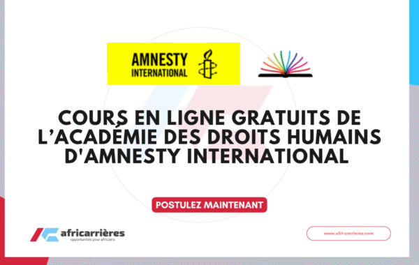 Cours en ligne gratuits de lAcademie des Droits Humains dAmnesty International