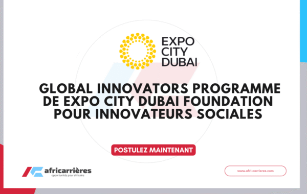 Global Innovators Programme de Expo City Dubai Foundation POUR INNOVATEURS SOCIALES