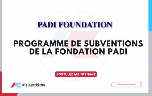 Programme de Subventions de la Fondation PADI 2025