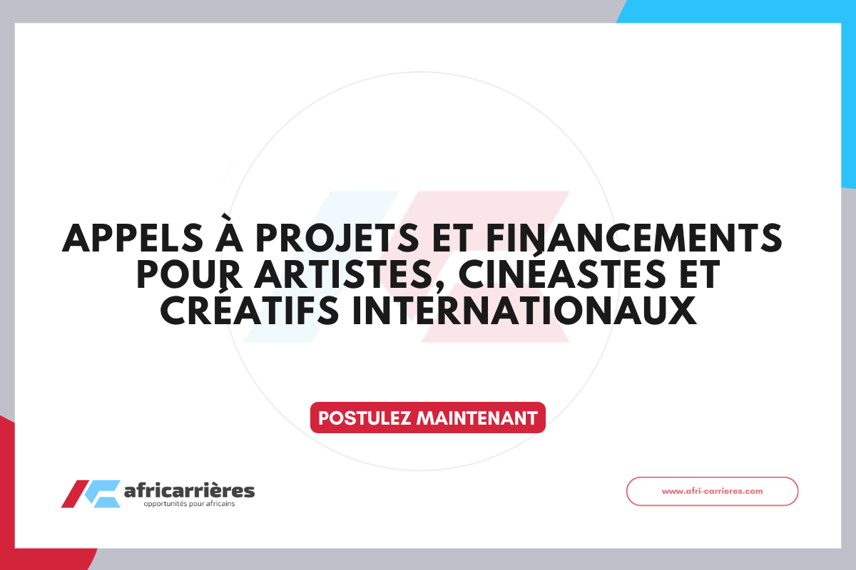 Appels a projets et financements 2026 2027 pour artistes cineastes et creatifs