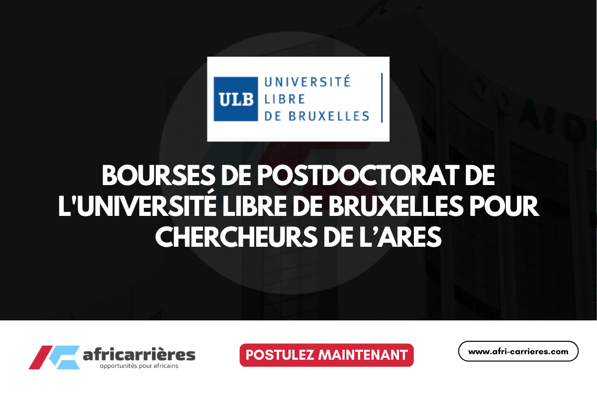 Bourses de postdoctorat de lUniversite Libre de Bruxelles 2026 pour chercheurs