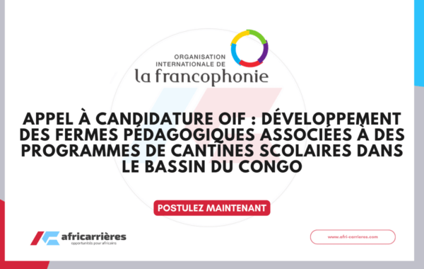 Appel a candidature OIF developpement de fermes pedagogiques dans le Bassin du Congo