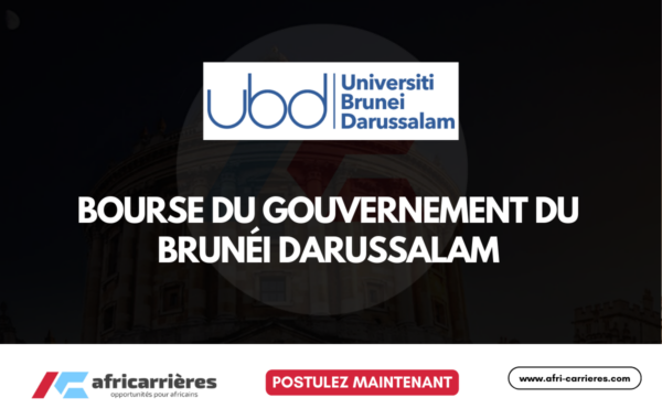 Bourse du Gouvernement du Brunei Darussalam 2026 2027
