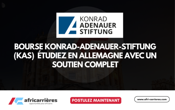 Bourses Fondation Konrad Adenauer 2026 pour etudiants internationaux en Allemagne