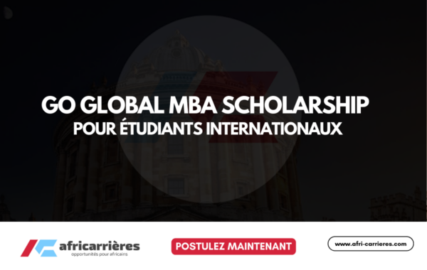 Go Global MBA Scholarship 2026 pour etudiants internationaux