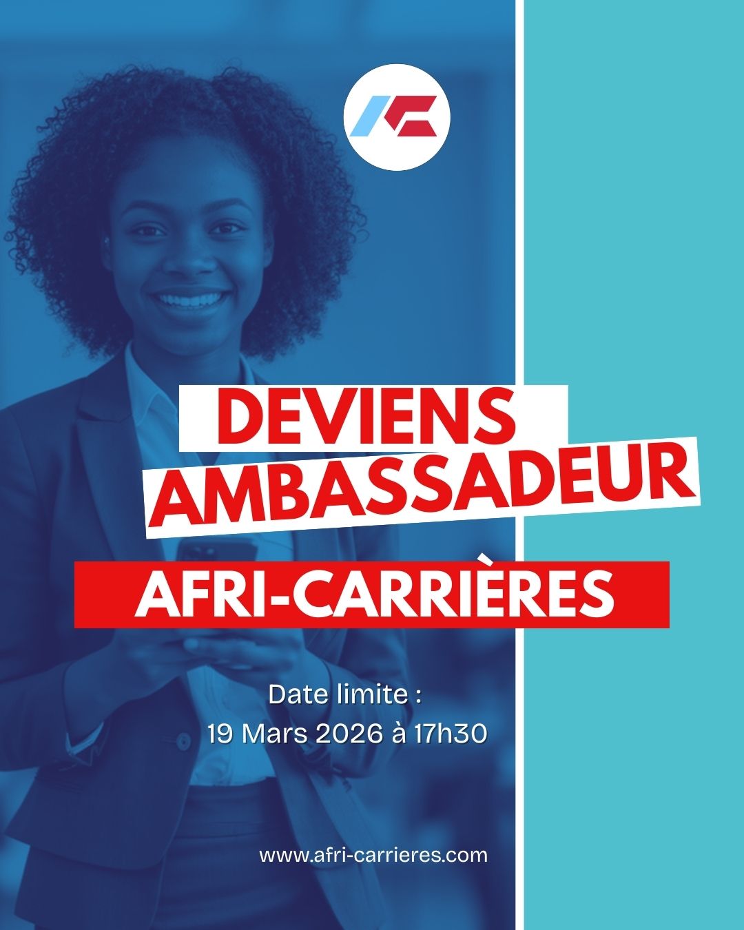 Affiche Candidature programme Ambassadeur Afri Carrierres