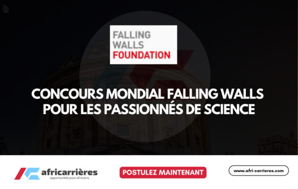Concours Falling Walls 2026 pour les passionnes de science