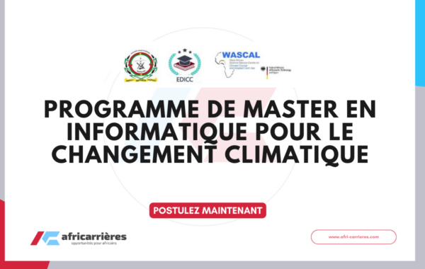 Programme de Master en Informatique pour le changement climatique