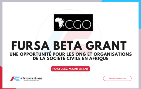 Fursa Beta Grant une opportunite strategique pour les ONG et organisations de la societe civile en Afrique