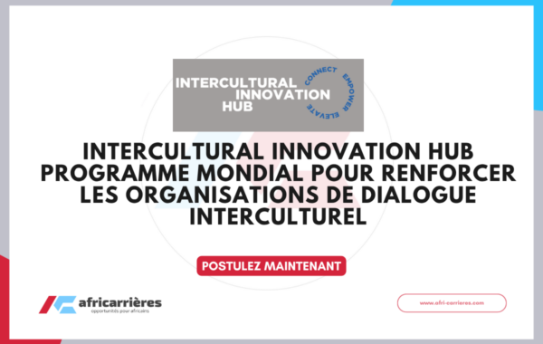Intercultural Innovation Hub 2026 Programme mondial pour renforcer les organisations de dialogue interculturel