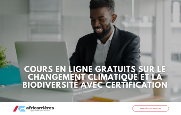 cours en ligne gratuits sur le changement climatique et la biodiversite avec certification
