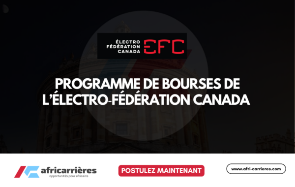 programme de bourses detudes de lEFC 2026 au Canada
