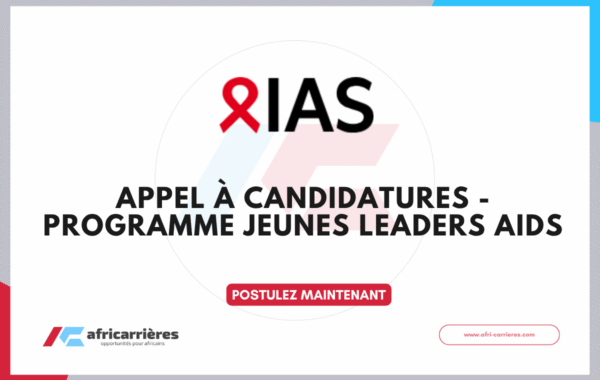 Appel a candidatures Programme Jeunes Leaders AIDS 2026