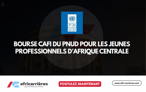 Bourse CAFI du PNUD 2026 pour les jeunes professionnels dAfrique centrale