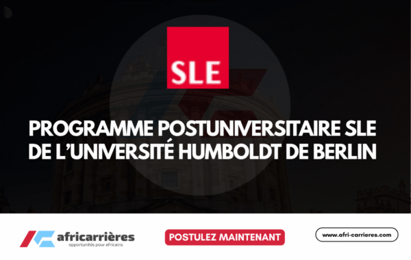 Programme Postuniversitaire SLE 2026 de lUniversite Humboldt de Berlin