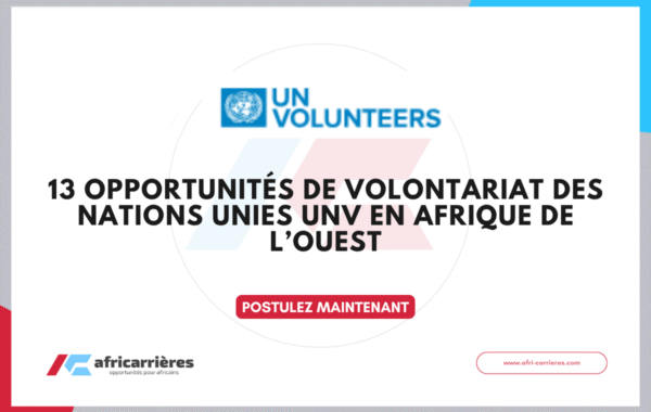 13 opportunites de volontariat des Nations Unies UNV en Afrique de lOuest