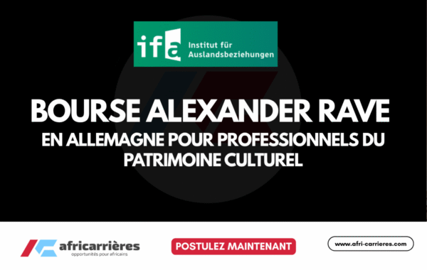 Bourse Alexander Rave 2027 en Allemagne pour professionnels du patrimoine culturel