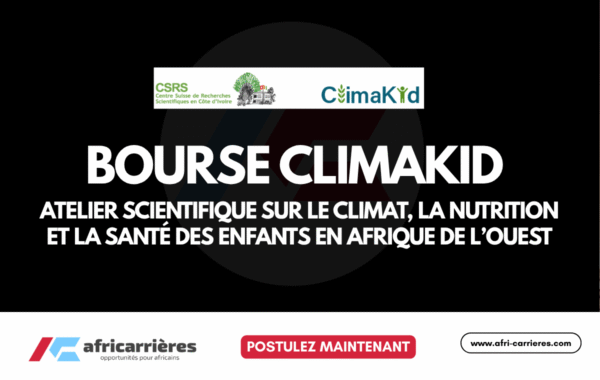 Bourse ClimaKid Atelier scientifique sur le climat la nutrition et la sante des enfants en Afrique de lOuest