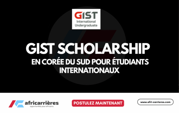GIST Scholarship en Coree du Sud pour etudiants internationaux 2026