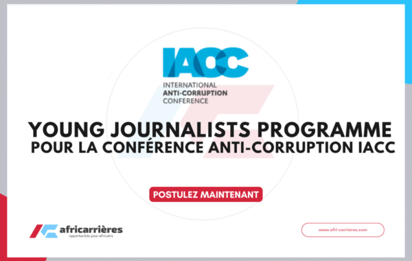 Young Journalists Programme 2026 pour la conference anti corruption IACC