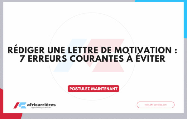 7 erreurs lettre de motivation les eviter pour decrocher un emploi
