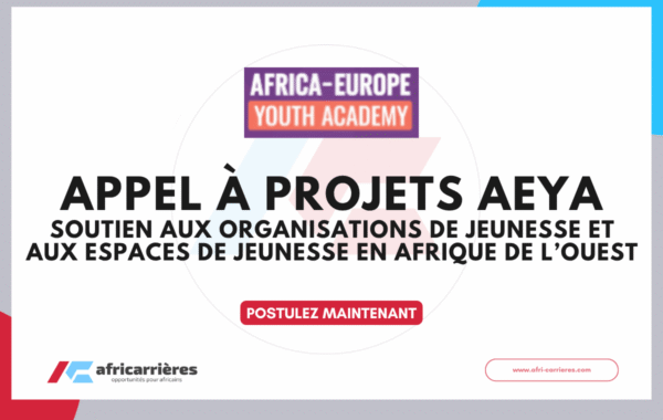 Appel a projets AEYA 2026 – Espaces de Jeunesse en Afrique de lOuest