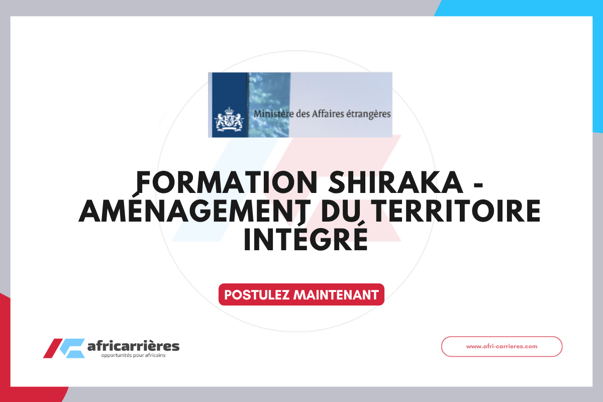 Formation Shiraka Amenagement du territoire integre 2026